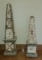 Obelisk in Seashells - 30 and 23 in