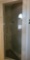 Glass Shower Door and Shower fixtures -26.5 x 78 in