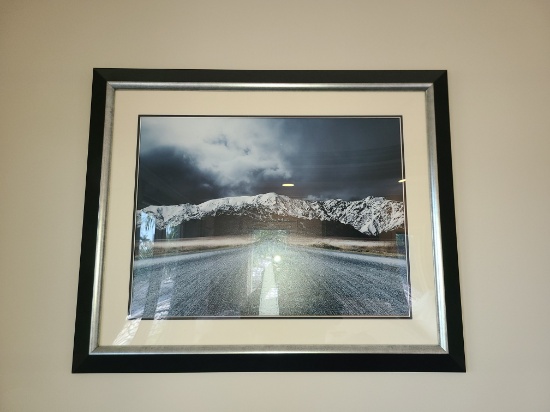 Mountain Highway Framed Photo - 27 x 33 in