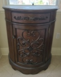 30 in Designer Wood Half moon Chest