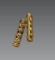 Pre-Columbian Gold Tumbaga Tube Beads