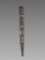 Pre-Columbian Chimu Wooden Staff with Inlay