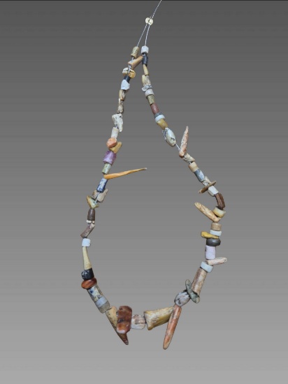 Pre-Columbian Mayan Assorted Stone and Spondyllus Shell Bead Collection