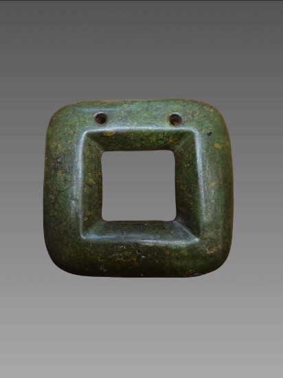 Ancient Jade Pendant Carving