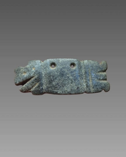 Pre-Columbian Jade Pectoral Pendant Nicoya Costa Rica