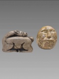 Pair of Stone Carvings, Mesopotamia