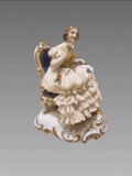 Porcelain Seated Woman