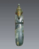Pre-Columbian Jade Avian Ceremonial Axe God, Costa Rica
