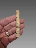 Pre-Columbian Carved Tube Bead