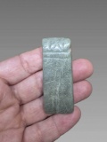 Pre-Columbian Jade Celt Pendant Costa Rica