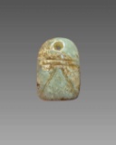 Pre-Columbian Jade Pendant Costa Rica