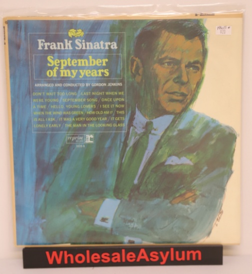 Frank Sinatra "September of My Years" LP Reprise Records 1965 VG+ to EX