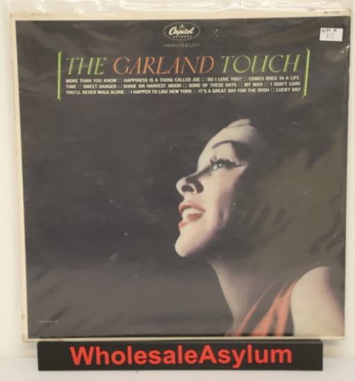 Judy Garland "The Garland Touch" LP Capitol Records 1962 VG+ to EX