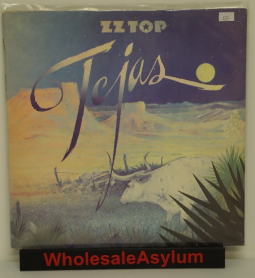 ZZ Top "Tejas" LP London Recordings 1976 VG+ to EX