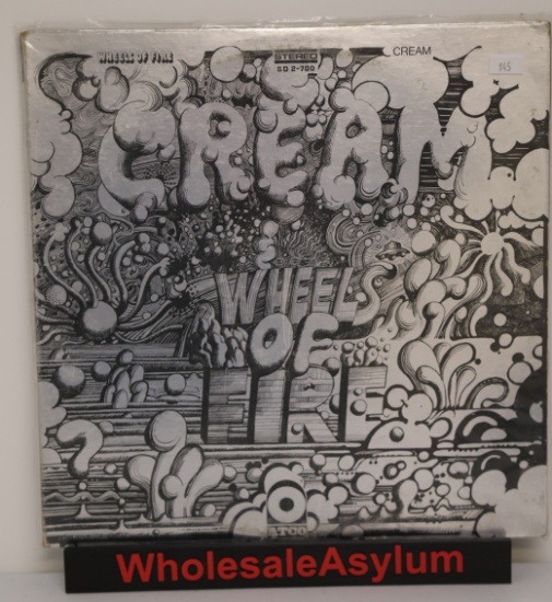 Cream "Wheels of Fire" Double LP Atco Records 1968 VG+ to EX