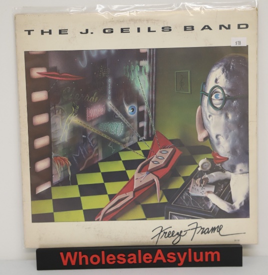The J Geils Band "Freeze Frame" LP EMI Records 1981 VG+ to EX