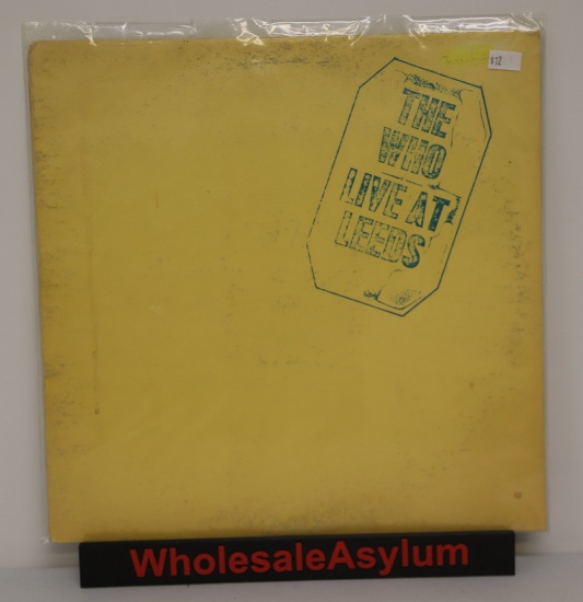 The Who "Live at Leeds" LP MCA Records 1970 VG+ to EX