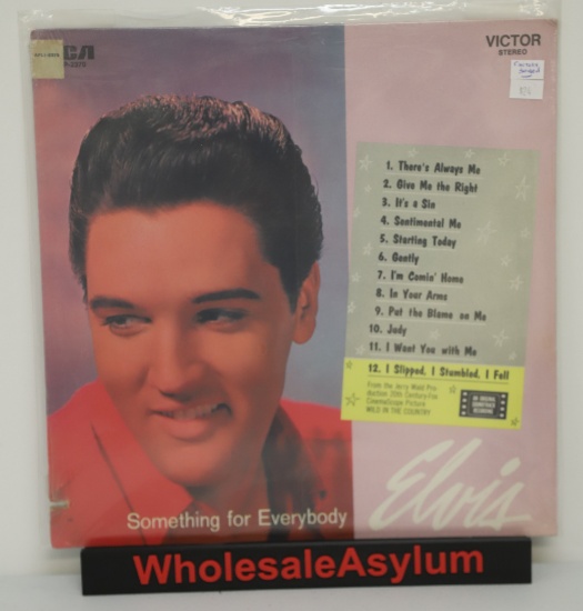 Elvis Presley "Something For Everybody" LP RCA Victor 1961 FACTORY SEALED VG+ to EX