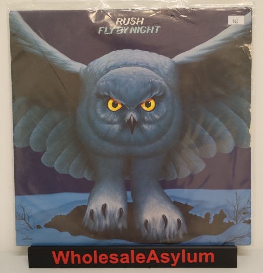 Rush "Fly By Night" LP Mercury Records 1975 VG+ to EX