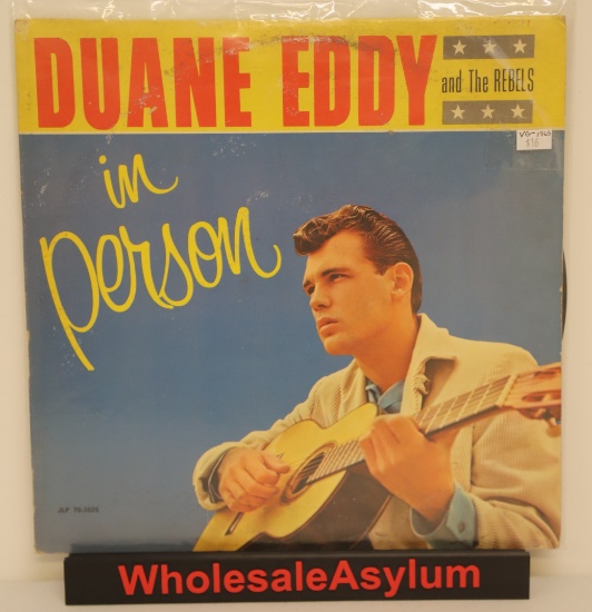 Duane Eddy and the Rebels In Person LP Jamie Records 1963 VG+ to EX