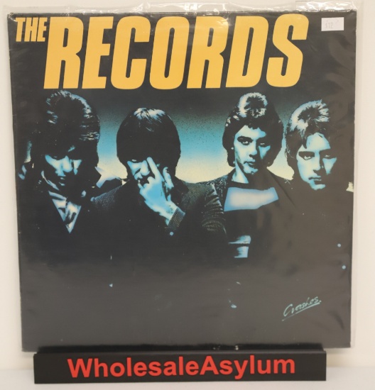 The Records "Crashes" LP Virgin Records 1980 VG+ to EX