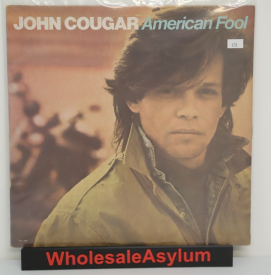 John Cougar "American Fool" LP Riva Records 1982 VG+ to EX