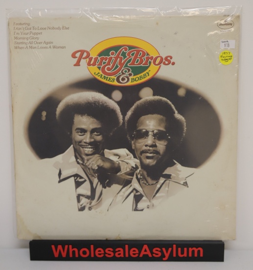 James & Bobby Purify Bros Factory Sealed LP Mercury 1977 VG+ to EX