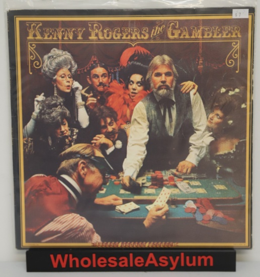 Kenny Rogers "The Gambler" LP Chrysalis Records 1983 VG+ to EX