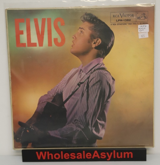 Elvis (Elvis Presley No. 2) LP RCA Victor 1956 Mono VG+ to EX