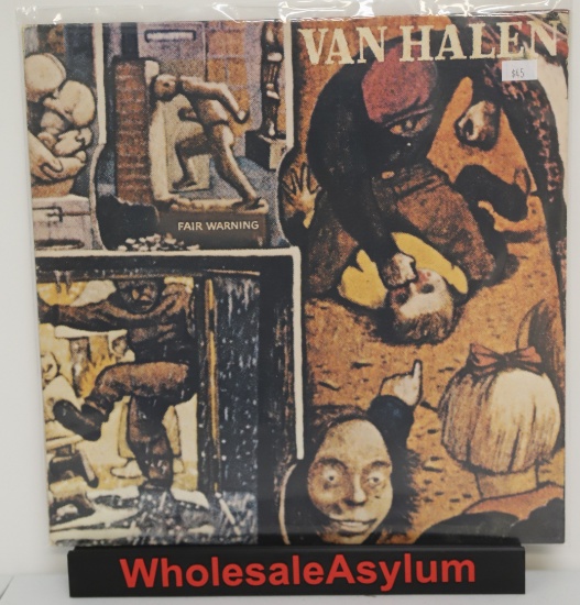 Van Halen "Fair Warning" LP Warner Records 1981 VG+ to EX