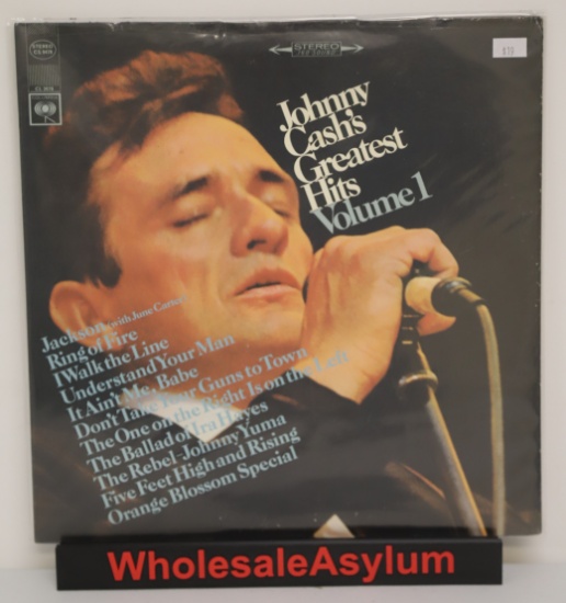 Johnny Cash "Greatest Hits Volume 1" LP Columbia Records 1967 VG+ to EX