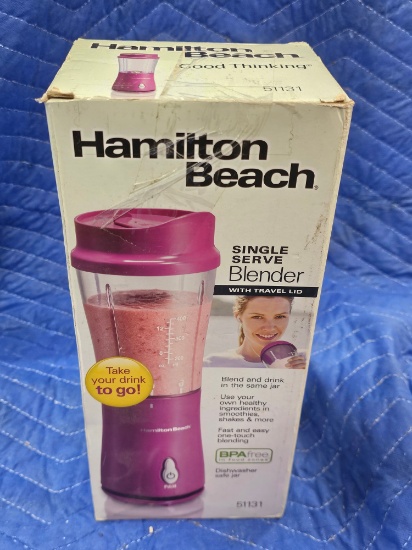 New, In Box Hamilton Beach Single Serve Blender