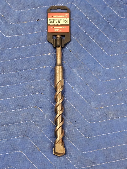 New Red Head 3/4" x 8" Drill Bit