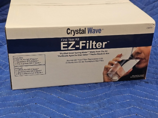 New, In Box Crystal Wave EZ-Filter First Year Kit