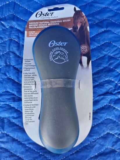 Brand New Oster Medium Natural Finishing Brush
