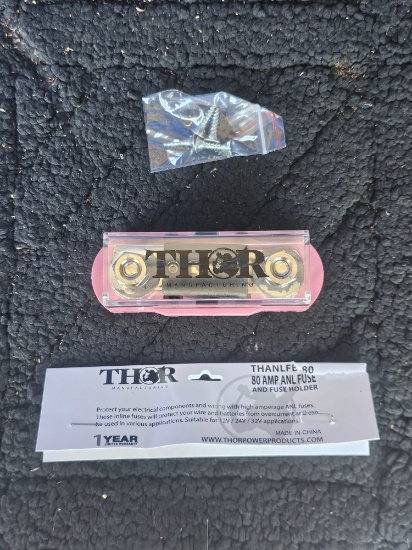 Lot Sold by the Unit - Brand New Case of (100) Thor 80 Amp ANL Fuse and Fuse Holder