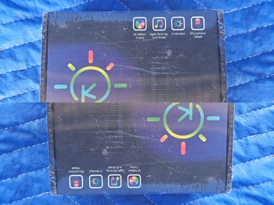New, In Box RGB Color Changing Remote Control Operated LED Lights Set