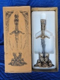 New, In Box Collectible Skull and Bones Themed Knife