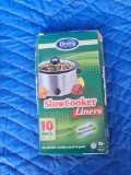 New, In Box Dining Collection (10) Bag 6Qt Slow Cooker Liners