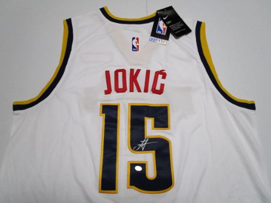 Nikola Jokic of the Denver Nuggets signed autographed basketball jersey PAAS COA 458