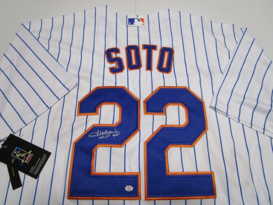 Juan Soto of the NY Mets signed autographed baseball jersey PAAS COA 145