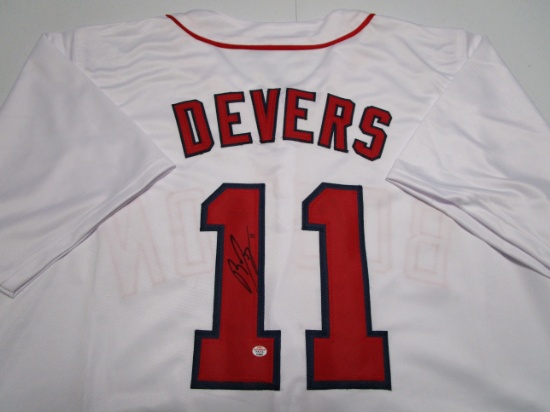 Rafael Devers of the Boston Red Sox signed autographed baseball jersey PAAS COA 607
