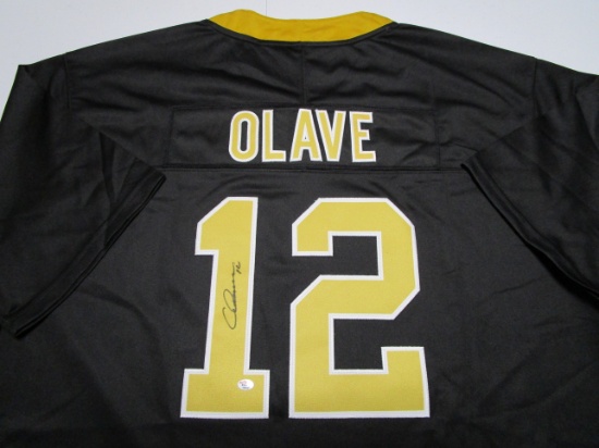 Michael Olave of the New Orleans Saints signed autographed football jersey PAAS COA 487
