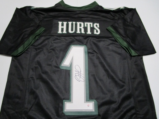 Jalen Hurts of the Philadelphia Eagles signed autographed football jersey PAAS COA 938