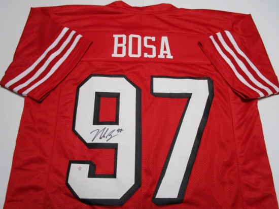 Nick Bosa of the San Francisco 49ers signed autographed football jersey PAAS COA 002