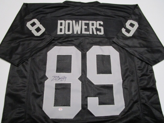 Brock Bowers of the LV Raiders signed autographed football jersey PAAS COA 826