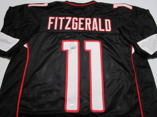 Larry Fitzgerald of the Arizona Cardinals signed autographed football jersey PAAS COA 452