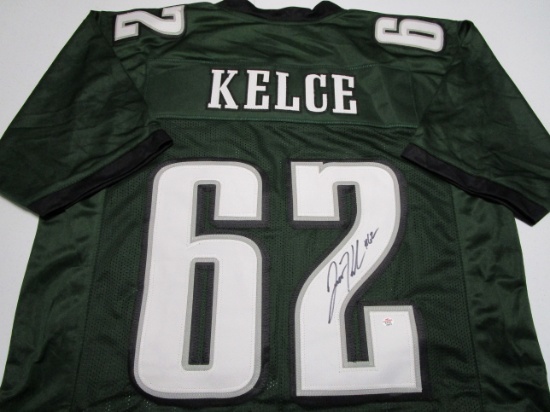 Jason Kelce of the Philadelphia Eagles signed autographed football jersey PAAS COA 572