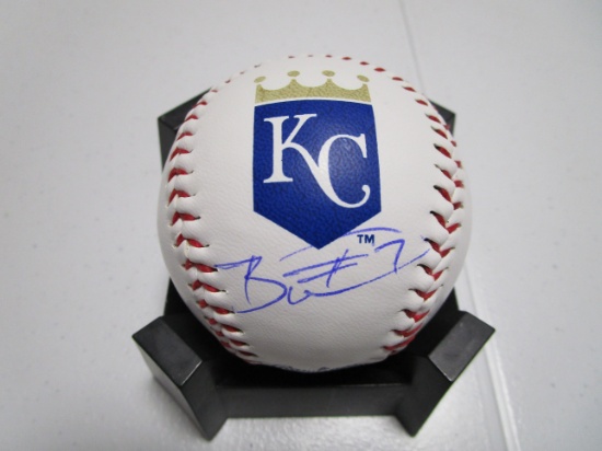 Bobby Witt Jr of the KC Royals signed autographed logo baseball PAAS COA 143