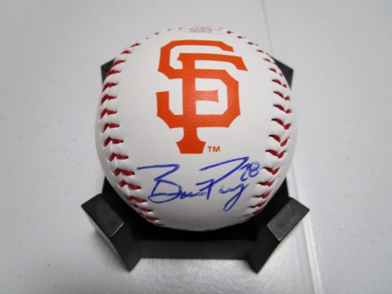 Buster Posey of the San Francisco Giants signed autographed logo baseball PAAS COA 574